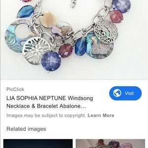 LIA SOPHIA NECKLACE/BRACELET SET